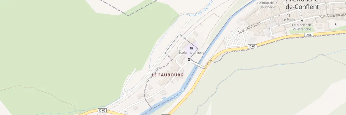 Plan du 16F Faubourg à Villefranche-de-Conflent
