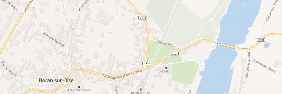 Plan du 9 Rue du Pilori à Boran-sur-Oise