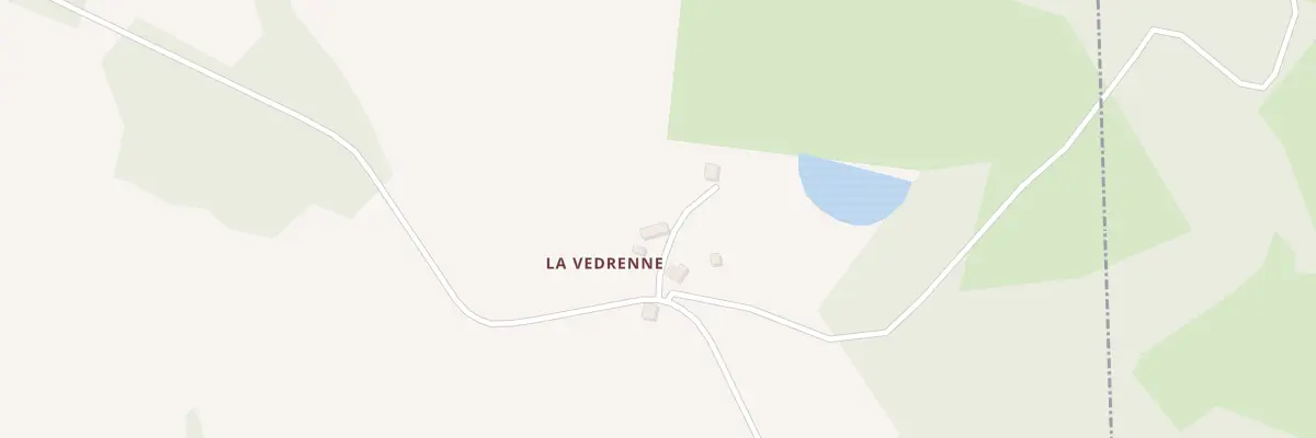 Plan du 3 La Vedrenne à Saint-Oradoux-de-Chirouze