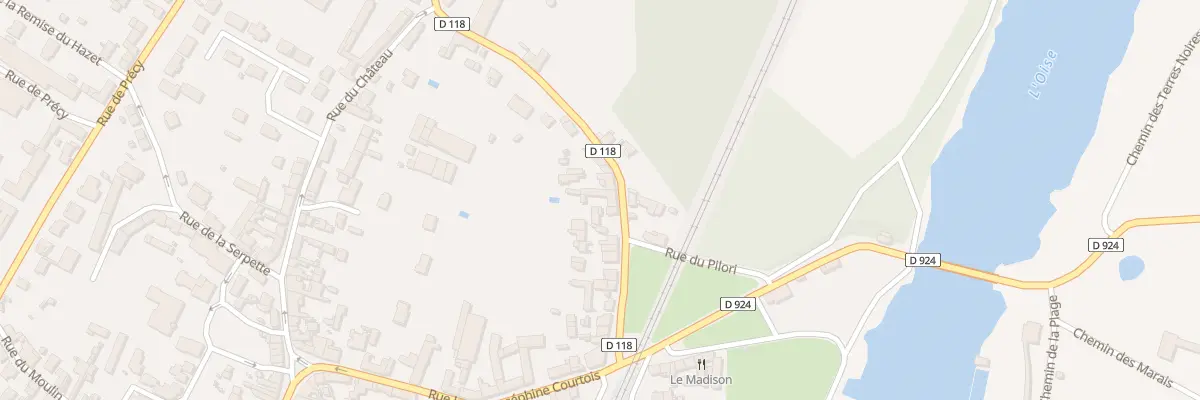 Plan du 25 Rue du Pilori à Boran-sur-Oise