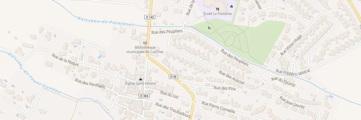Plan du 33 Rue des Acacias à Cazilhac