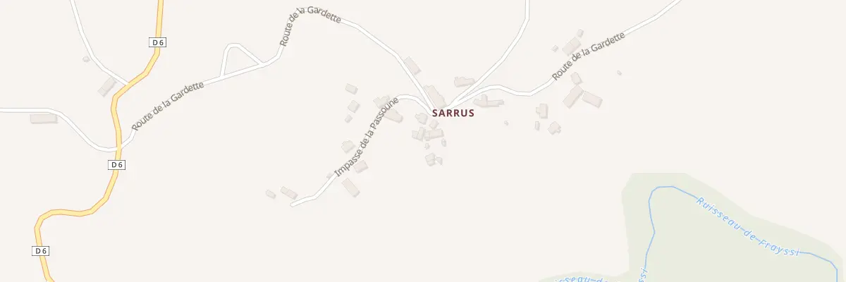 Plan du 5096 Sarrus à Freix-Anglards