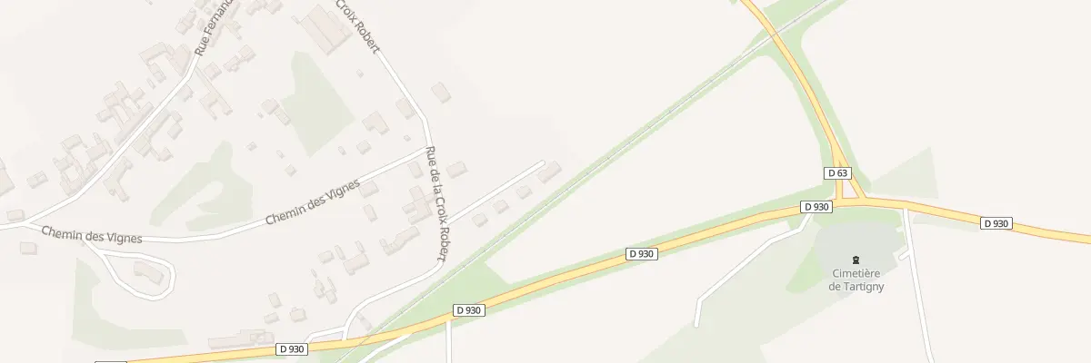 Plan du 7D Rue de la Croix Robert à Tartigny