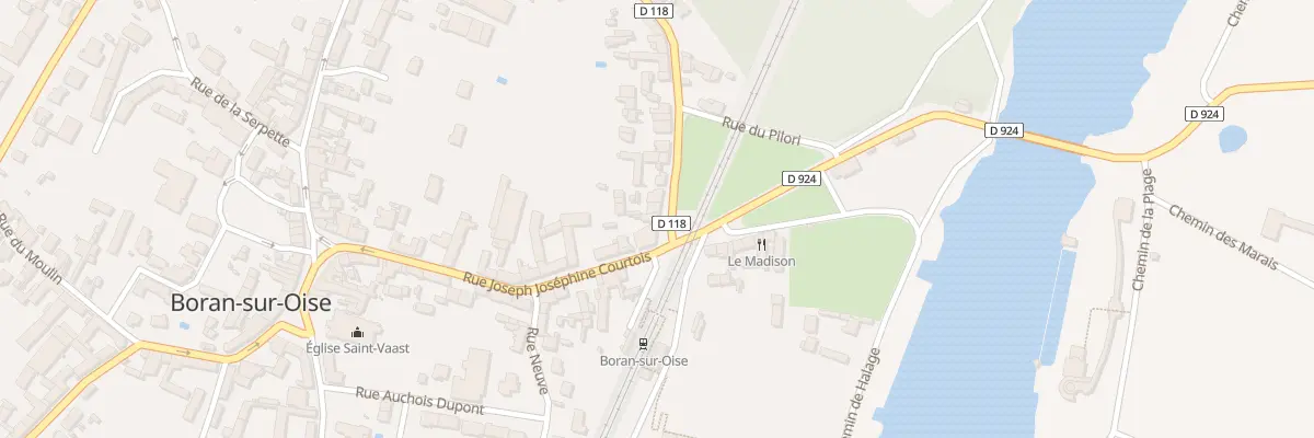 Plan du 1 Rue du Pilori à Boran-sur-Oise