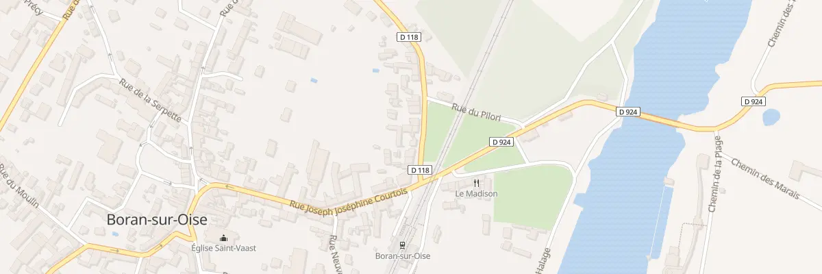 Plan du 7 Rue du Pilori à Boran-sur-Oise