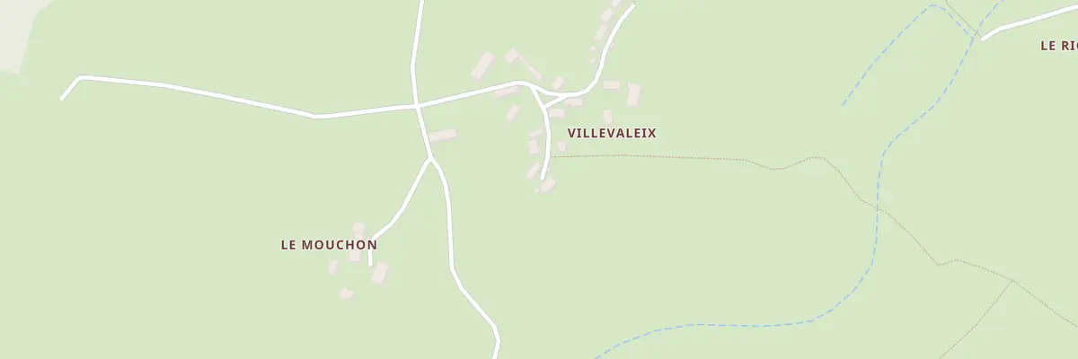 Plan du 7 Villevaleix à Mautes