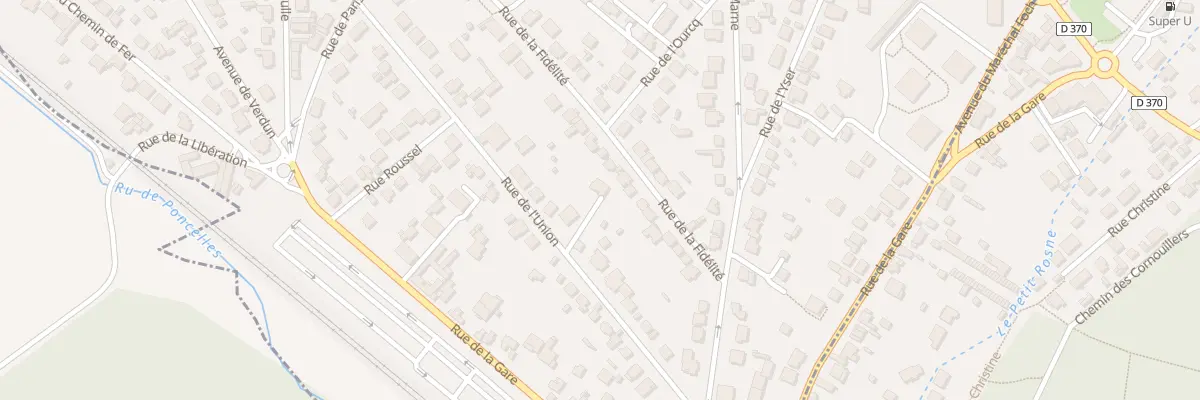 Plan du 12B Rue de l’Union à Ézanville