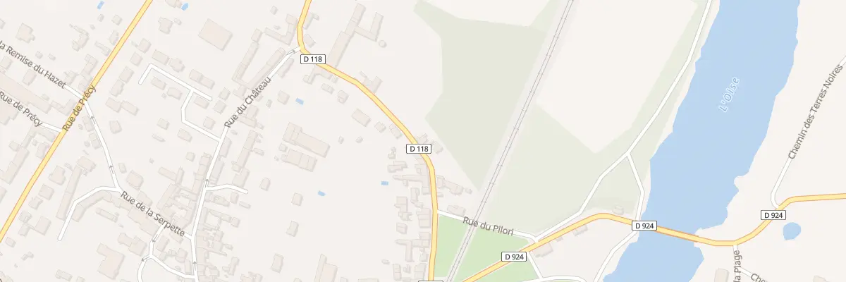 Plan du 8 Rue du Pilori à Boran-sur-Oise