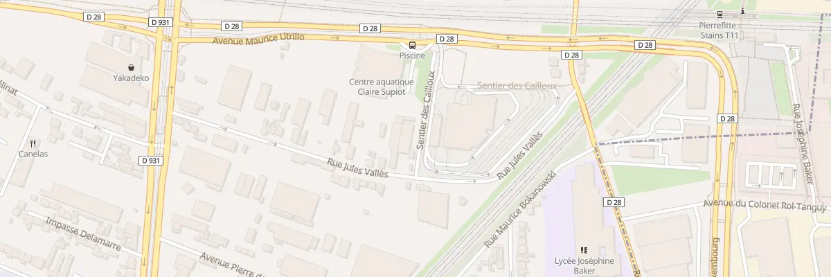 Plan du 63 Rue Jules Vallès à Saint-Denis