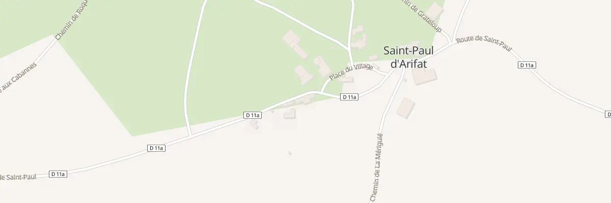 Plan du 1561 Rte de Saint-Paul à Arifat