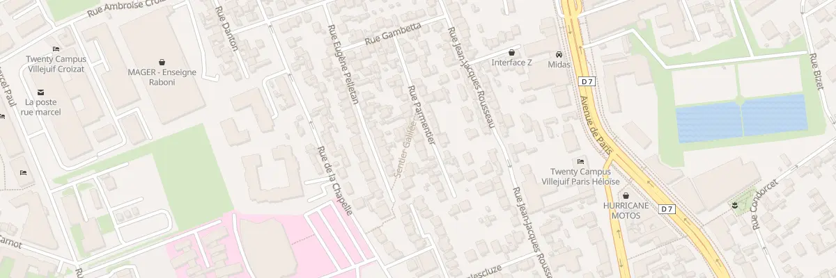 Plan du 18 Rue Parmentier à Villejuif
