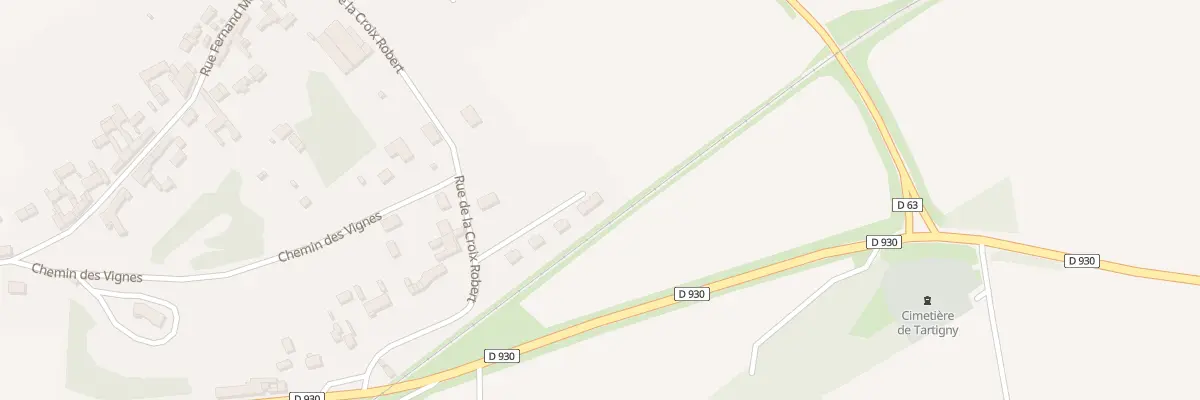 Plan du 7E Rue de la Croix Robert à Tartigny
