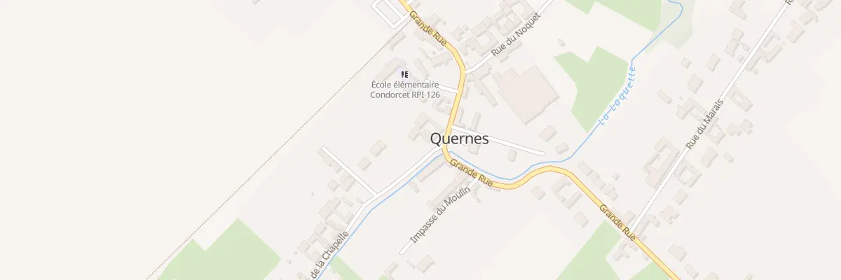 Plan du 2 Rue de la Chapelle à Quernes