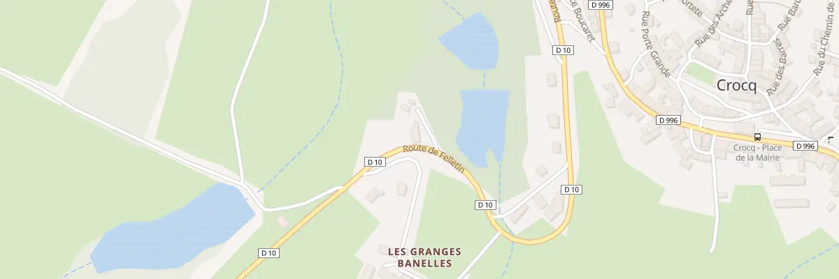Plan du 14 Rte de Felletin à Crocq