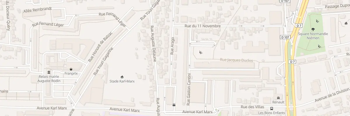 Plan du 13 Rue Arago à Villejuif
