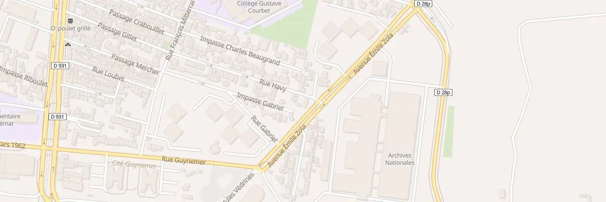Plan du 28 Rue Havy à Saint-Denis