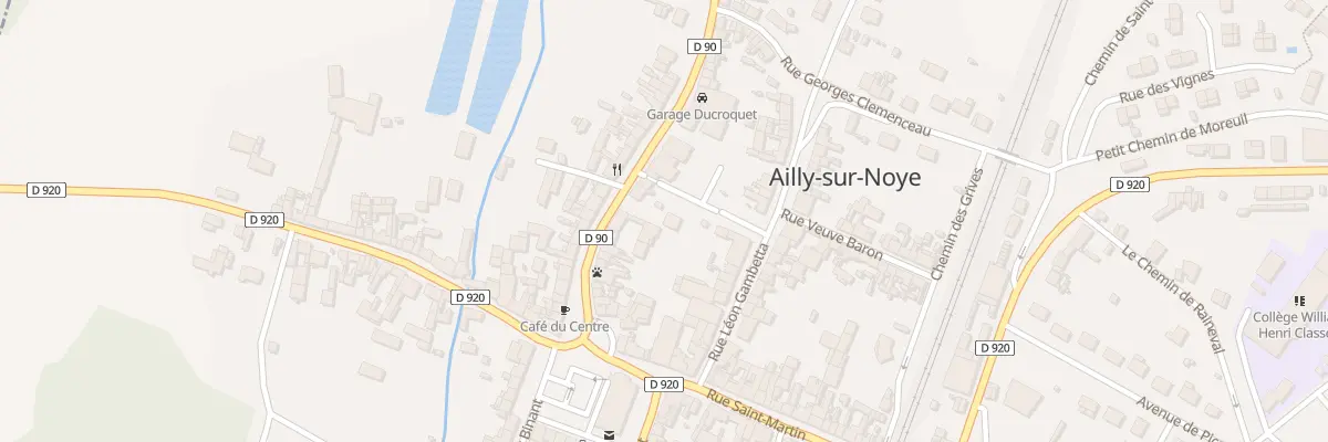 Plan du 20 Rue Pellieux à Ailly-sur-Noye