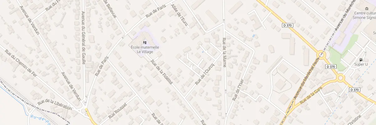 Plan du 11B Rue de l’Ourcq à Ézanville
