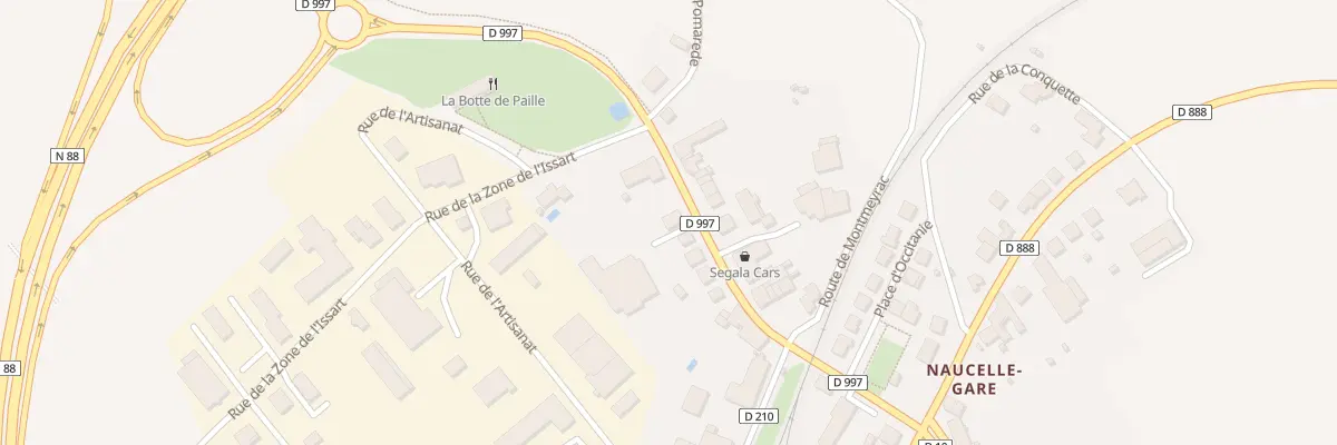 Plan du 17 Av Jean Moulin à Naucelle