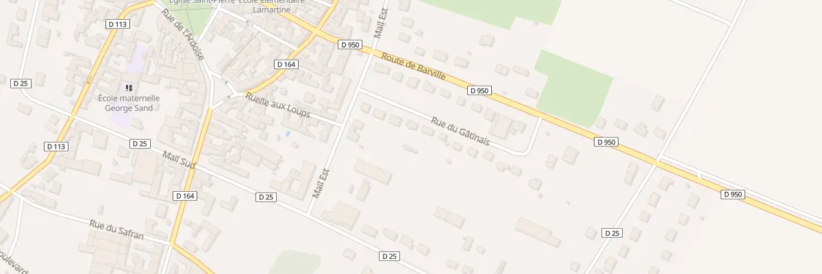 Plan du 8 Rue du Gâtinais à Boynes