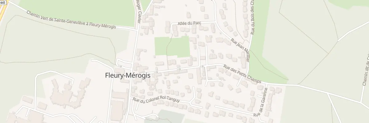 Plan du 6 Rue des Petits Champs à Fleury-Mérogis
