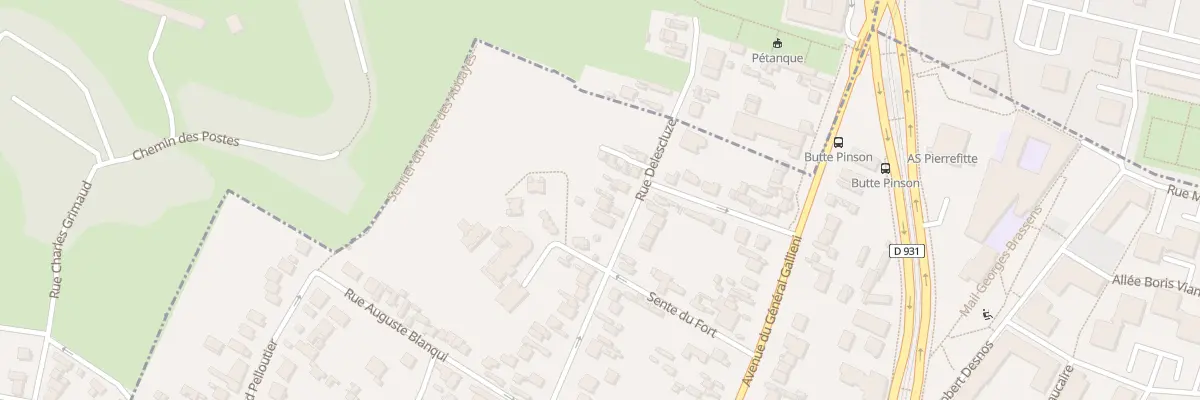 Plan du 49B Rue Delescluze à Saint-Denis