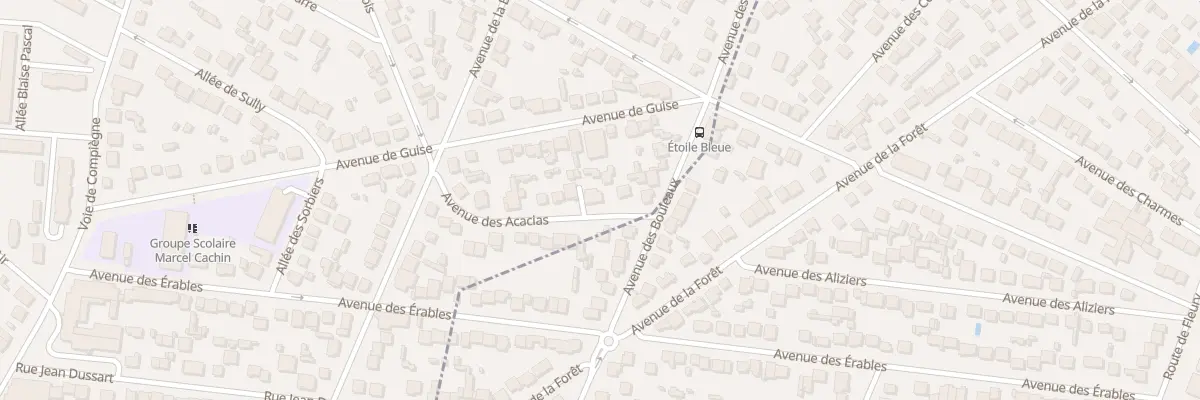 Plan du 15B Av des Acacias à Morsang-sur-Orge