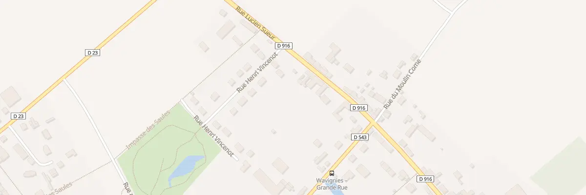 Plan du 551 Rue Lucien Sueur à Wavignies