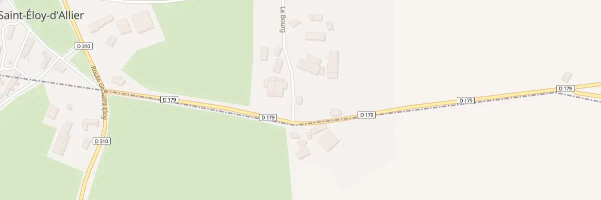 Plan du 5036 Le Bourg à Saint-Éloy-d’Allier