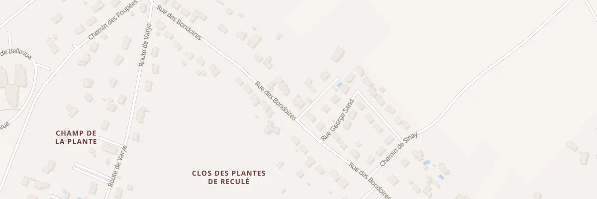 Plan du 43 Rue des Bondoires à Saint-Doulchard