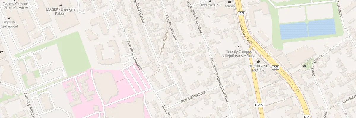 Plan du 26 Rue Parmentier à Villejuif