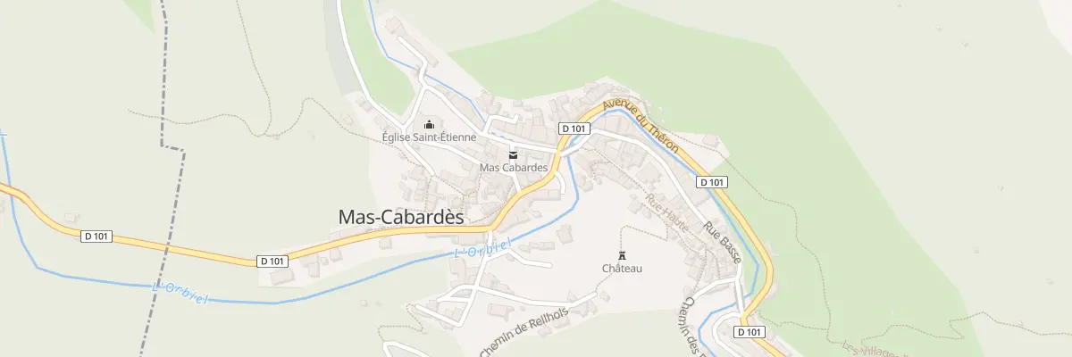 Plan du 5186 Le Village à Mas-Cabardès