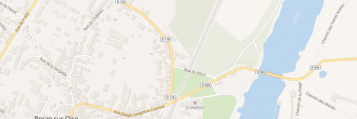 Plan du 4B Rue du Pilori à Boran-sur-Oise
