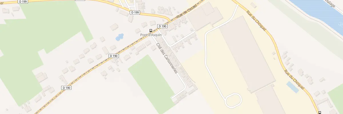 Plan du 12 Cite des Cartonneries à Racquinghem