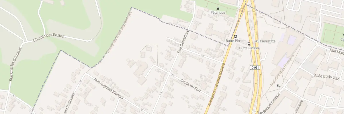 Plan du 49 Rue Delescluze à Saint-Denis