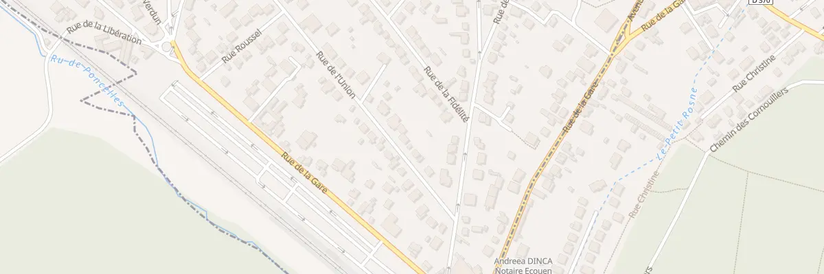 Plan du 6 Rue de l’Union à Ézanville