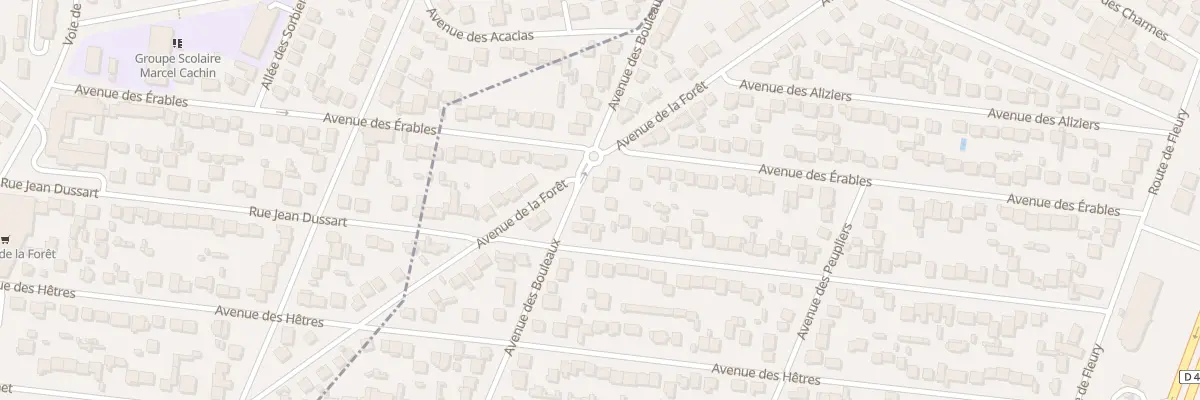 Plan du 82 Av des Bouleaux à Viry-Châtillon
