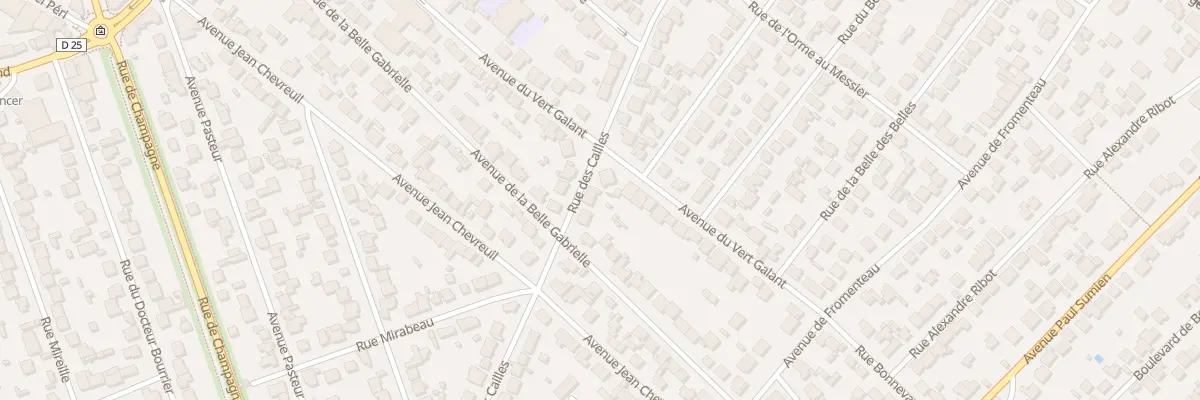 Plan du 42 Rue des Cailles à Savigny-sur-Orge