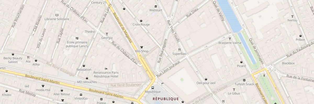 Plan du 5 Rue Beaurepaire à Paris 10e Arrondissement