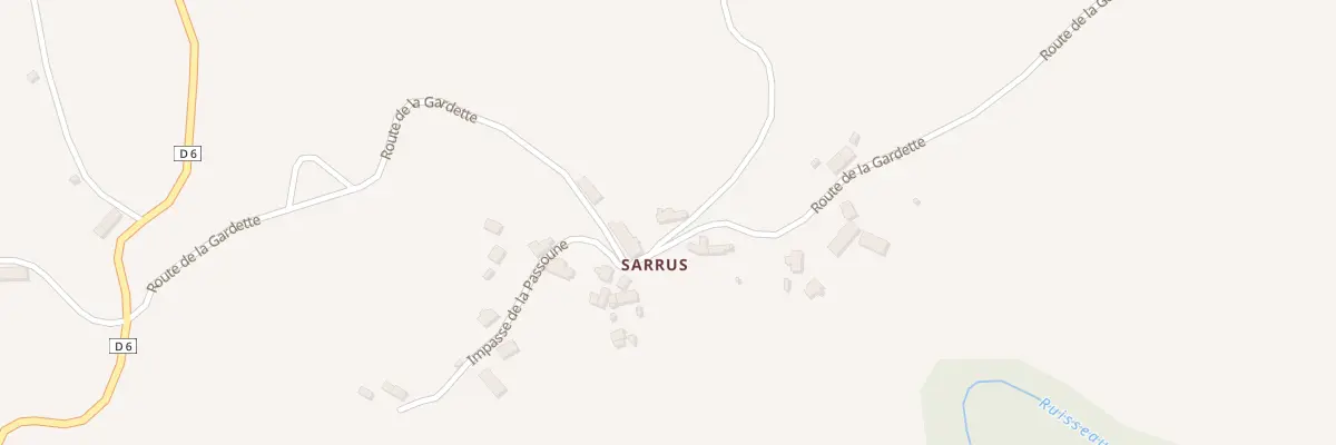 Plan du 5089 Sarrus à Freix-Anglards