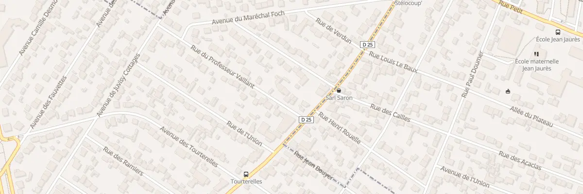 Plan du 4 Rue Professeur Vaillant à Savigny-sur-Orge