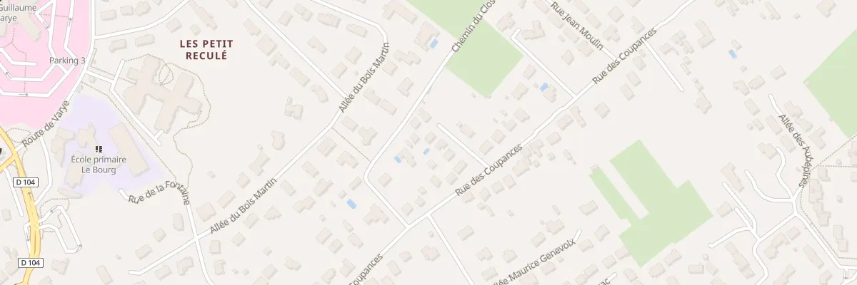 Plan du 8 Rue Farnaud Guichard à Saint-Doulchard
