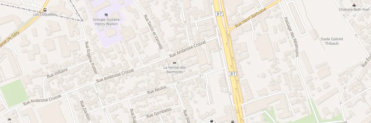 Plan du 15 Rue Ambroise Croizat à Villejuif