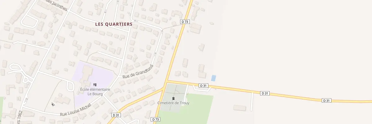 Plan du 46 Rue du Grand Chemin à Trouy