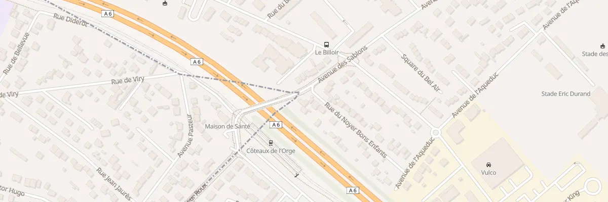 Plan du 2 Rue du Noyer Bons Enfants à Viry-Châtillon