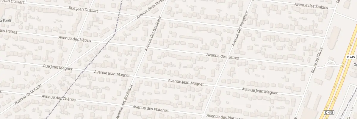 Plan du 53 Av des Hêtres à Viry-Châtillon