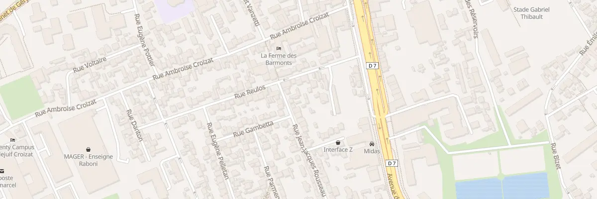Plan du 5 Rue Jean-jacques Rousseau à Villejuif