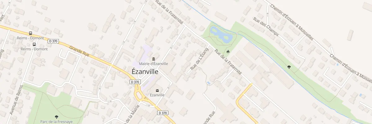 Plan du 12 Rue de l’Étang à Ézanville