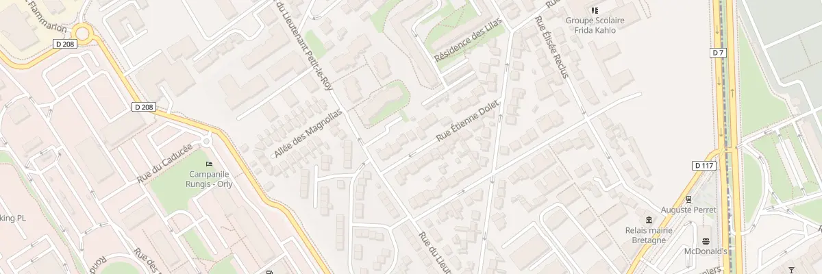 Plan du 7 Rue Etienne Dolet à Chevilly-Larue