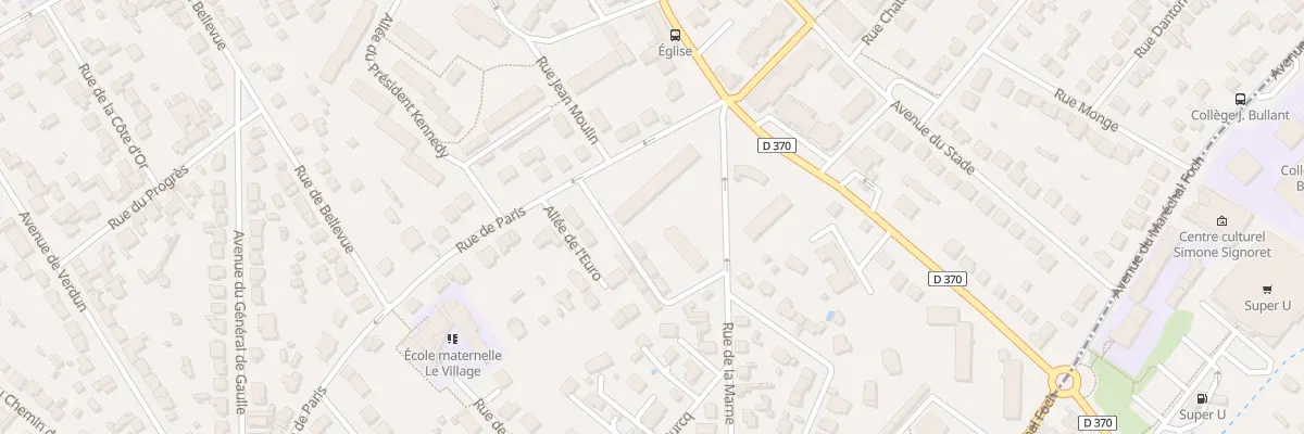 Plan du 39 Rue de la Marne à Ézanville